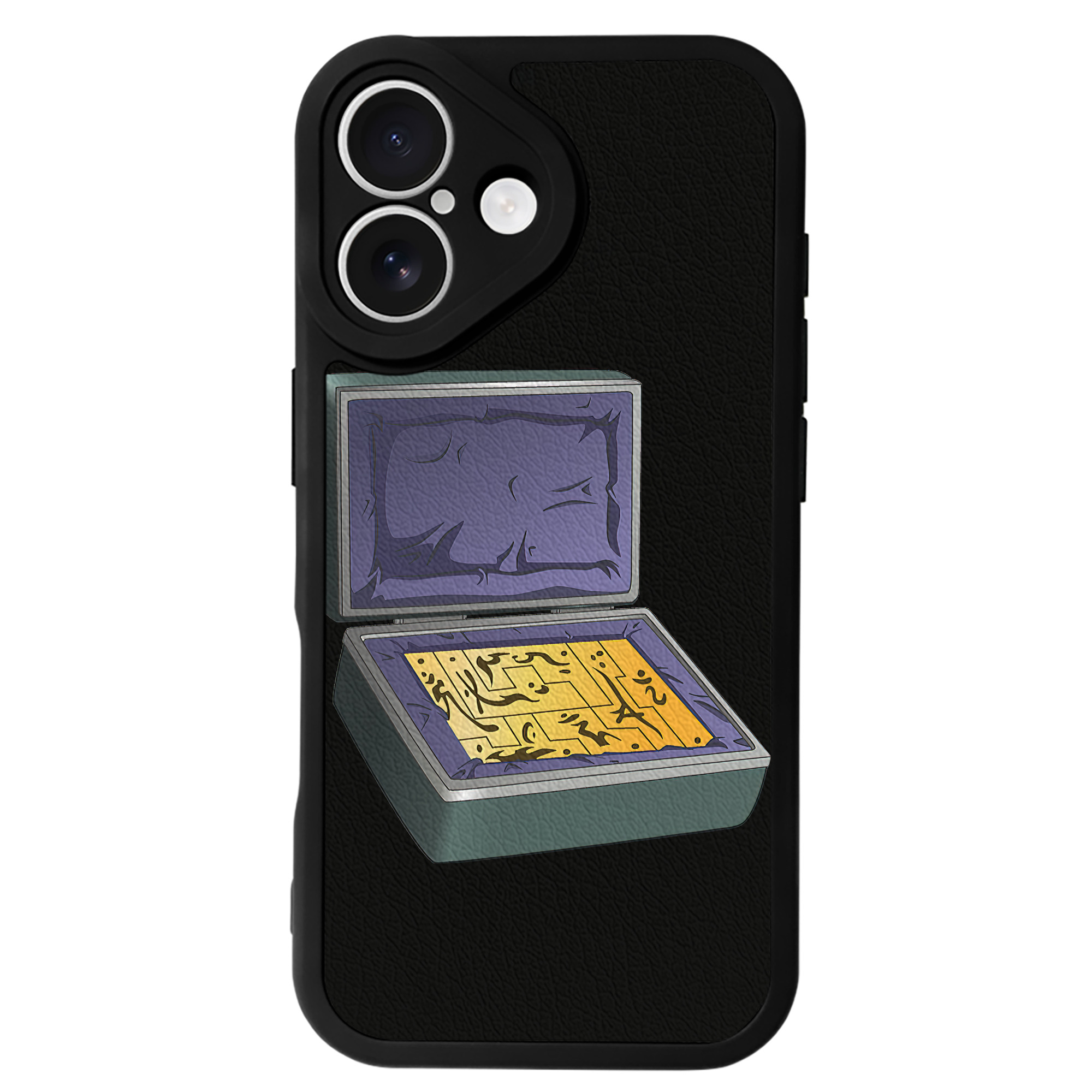 遊☆戯☆王 Yu-Gi-Oh! 【iPhone 16シリーズ対応】シリコンスマホケース（レザー調） 材質：シリコン